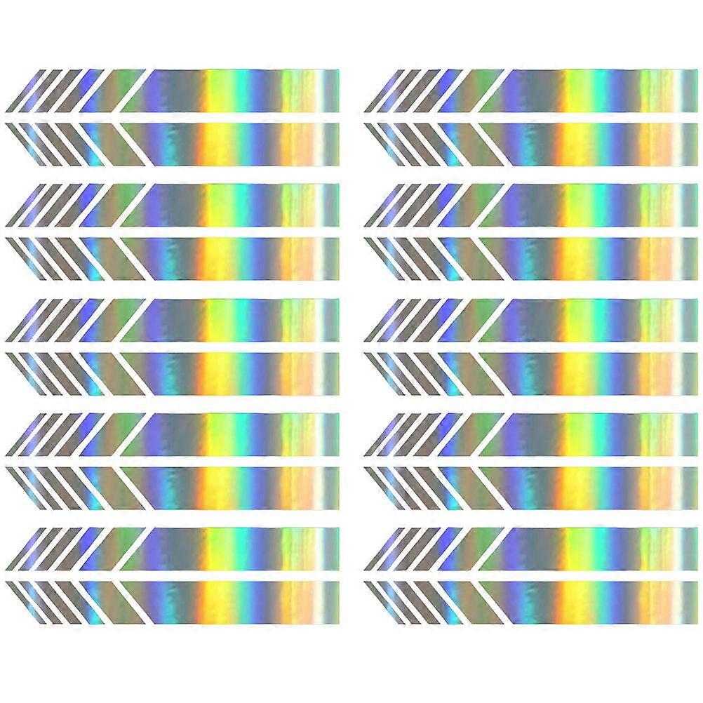 Car Mirror Decal for Rearview Mirror Decoration 10Pairs Waterproof