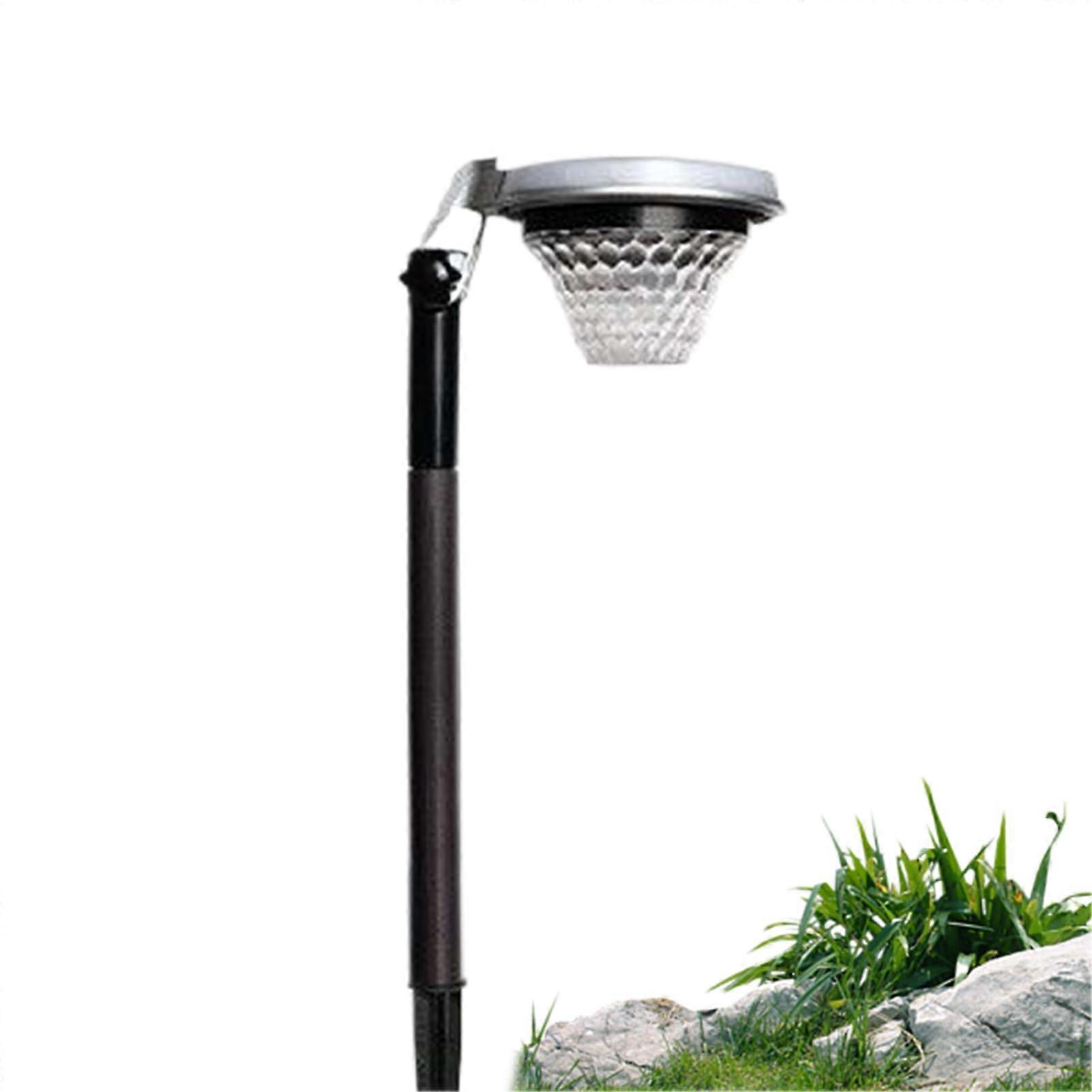 Solar Garden Lights Solar Powered RGB Color Changing and Warm White Decorative Landscape Lamp for Patio and Backyard