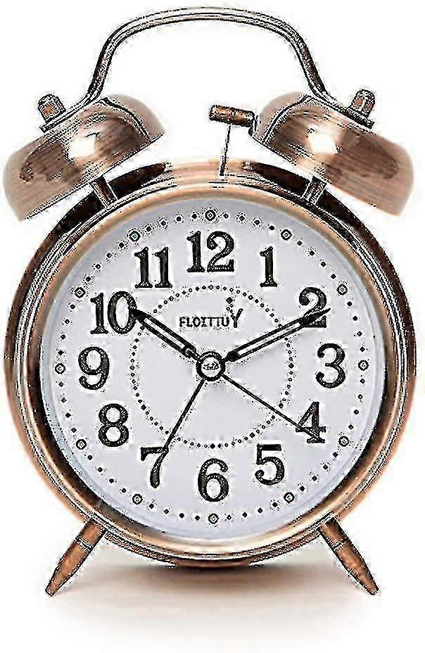 Loud Alarm For Deep Sleepers Twin Bell Alarm Clock With Backlight