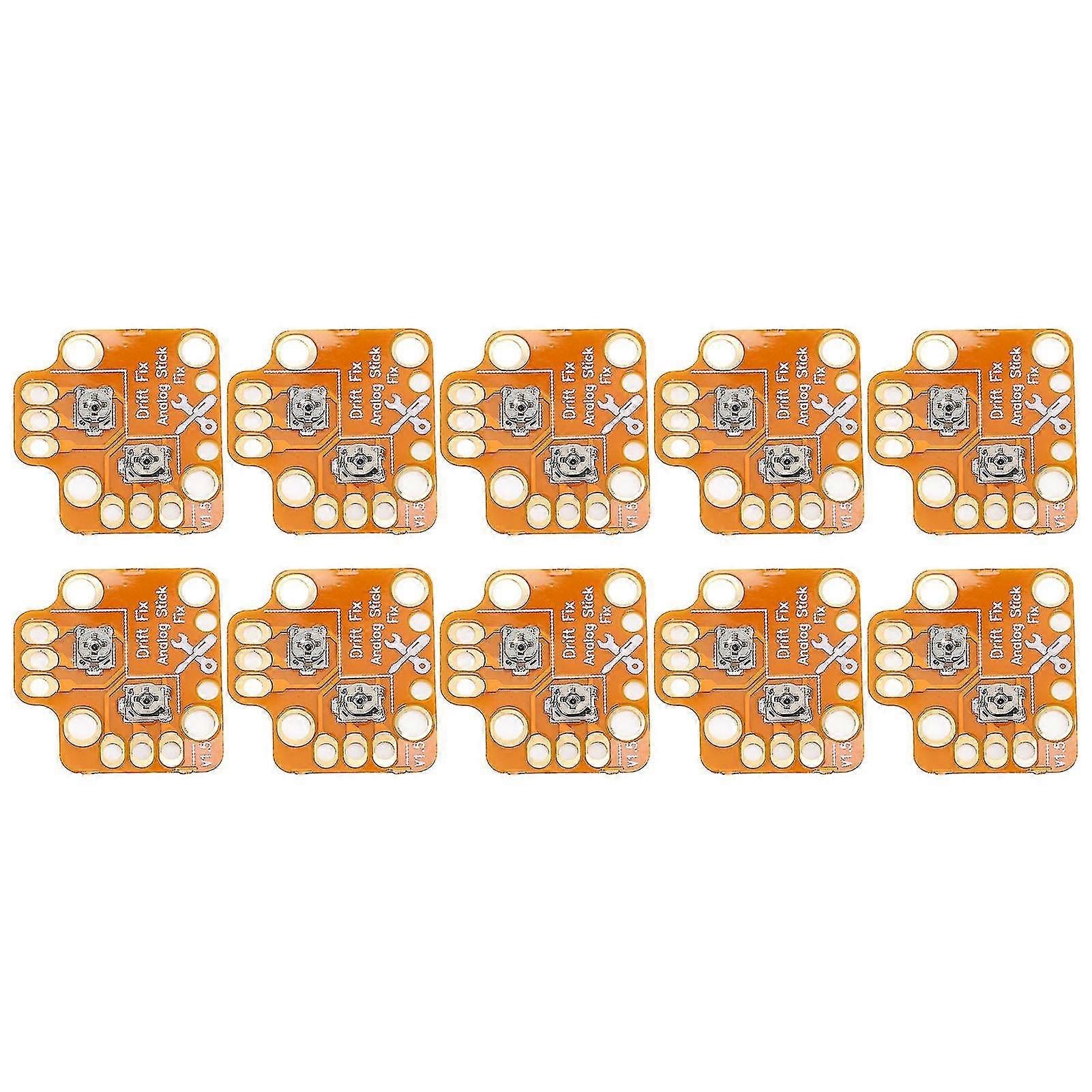 25-26 10Pcs Universal Gamepad Joystick Drift Repair Board 3D Thumb Stick Drift Fix Mod for PS4 for PS5 for XBOX Gold