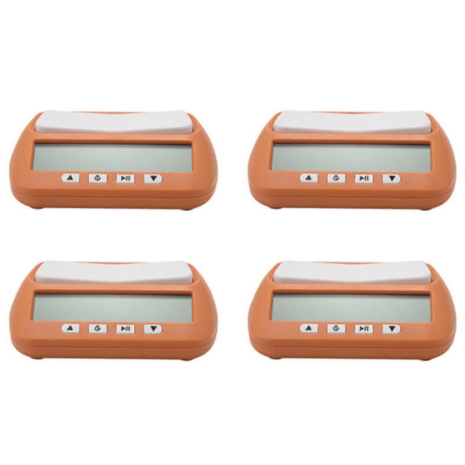 3X Chess Clock, Digital Chess Timer & Game Timer, 3-In-1 Multipurpose Portable Clock Yellow