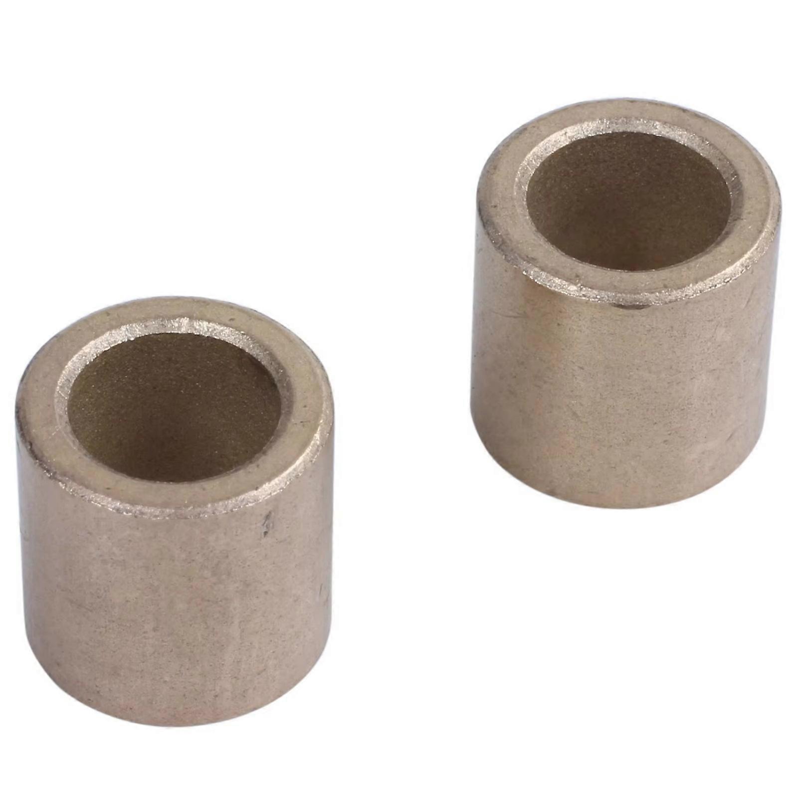 2PCS Sintered Bronze Bushing Bearing Sleeve Metal Texture Suitable for Smooth Operation in Bread Makers and Appliances Multicolor