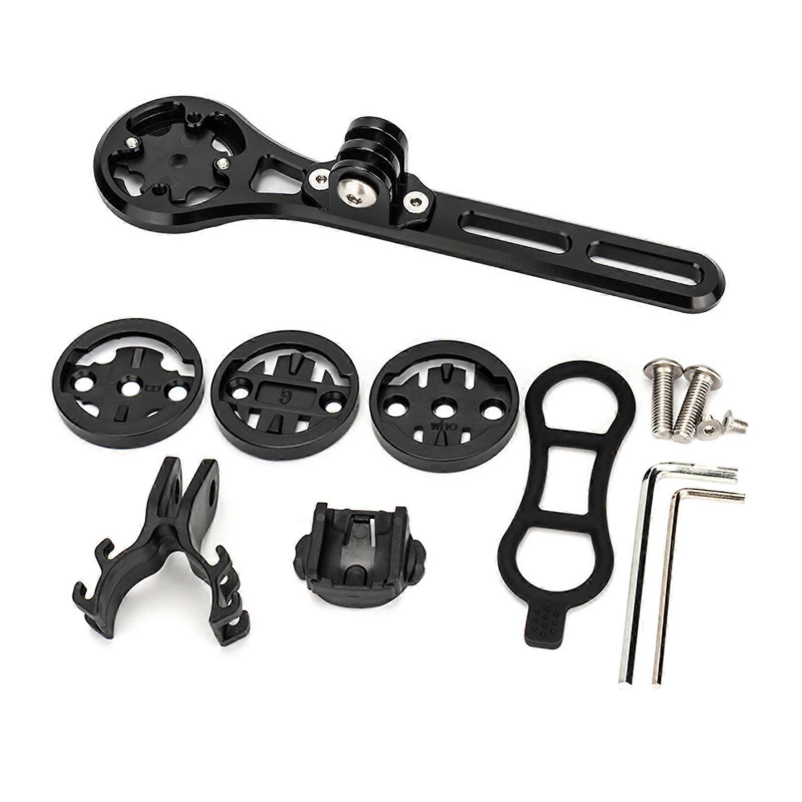 Bicycles Phone Flashlight Stem Brackets Extension Mount Handlebars Adjustable Holder for Cycling Bicycles Computer Mount Multicolor