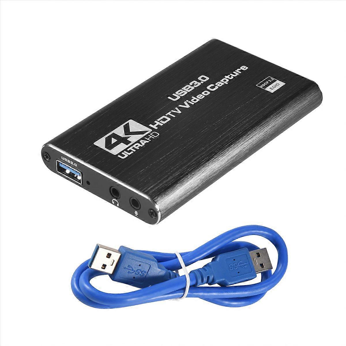 HDMI Video Capture Card 4K Screen Record USB3.0 1080P 60FPS Game Capture Device