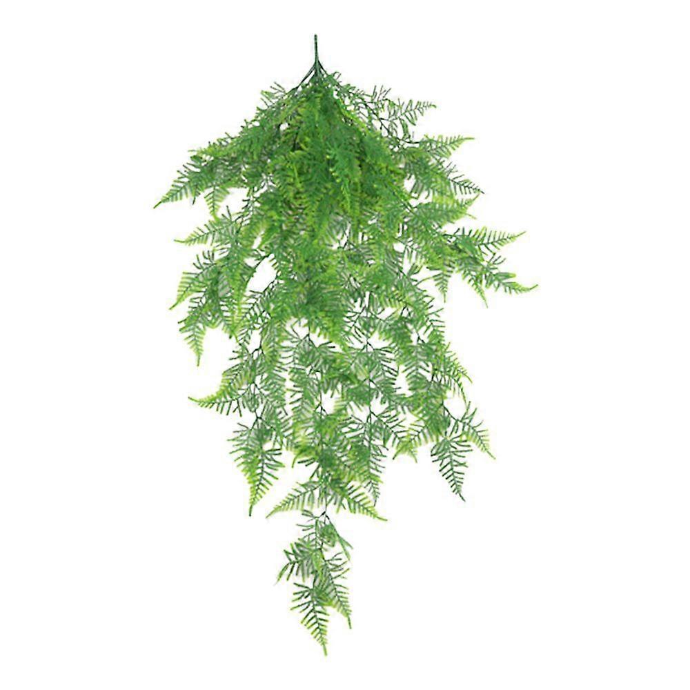 Green Wall Mounted Artificial Plant Plastic Pine Flower Stem Style02