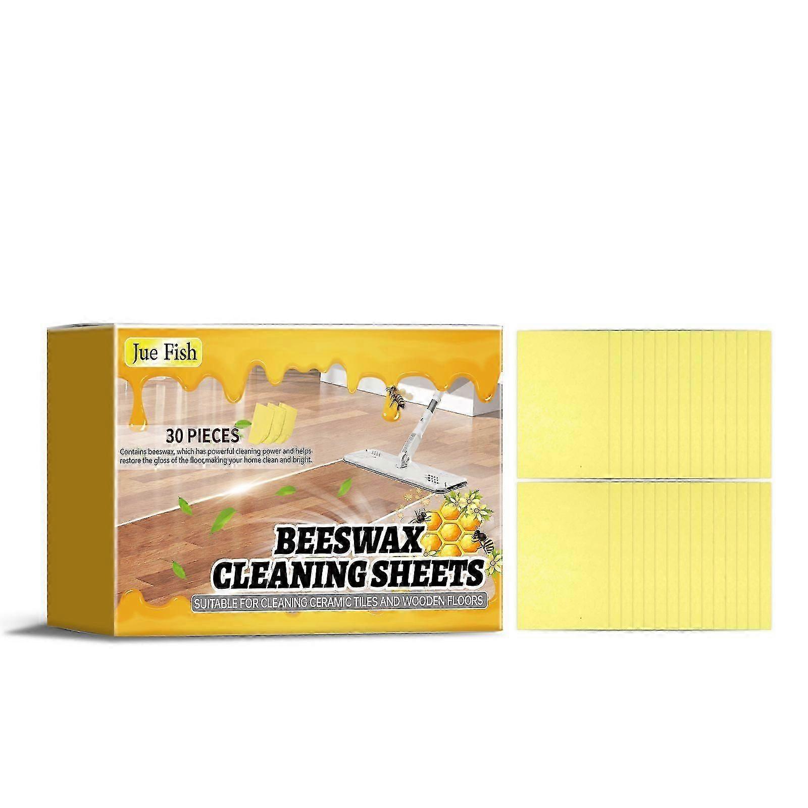 Floor Cleaning Tablets - Beeswax Formula for Deep Cleaning , Brightening, 30pcs