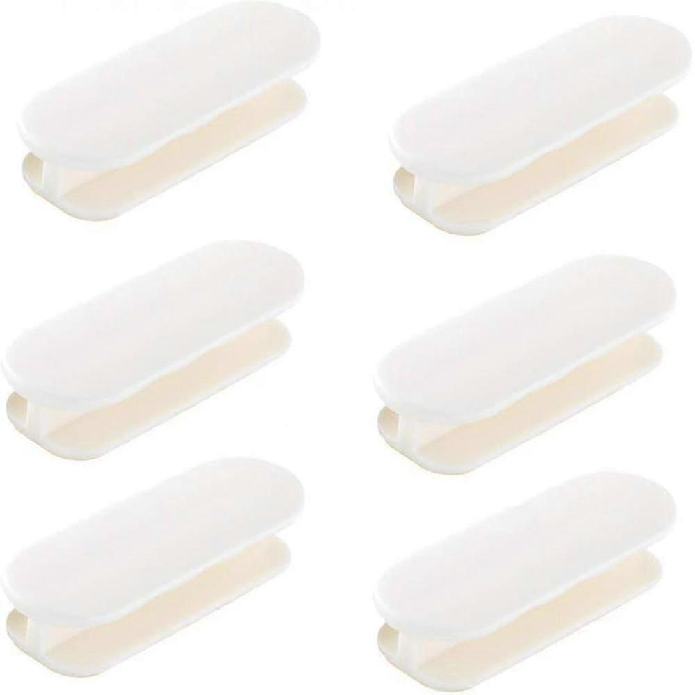 Snap In Design مظهر سلس ، مجموعة مقبض تستحق الهدايا المكونة من 6 قطع للأسطح الخشبية أو البلاستيكية أو الزجاجية ذاتية اللصق بدون أدوات