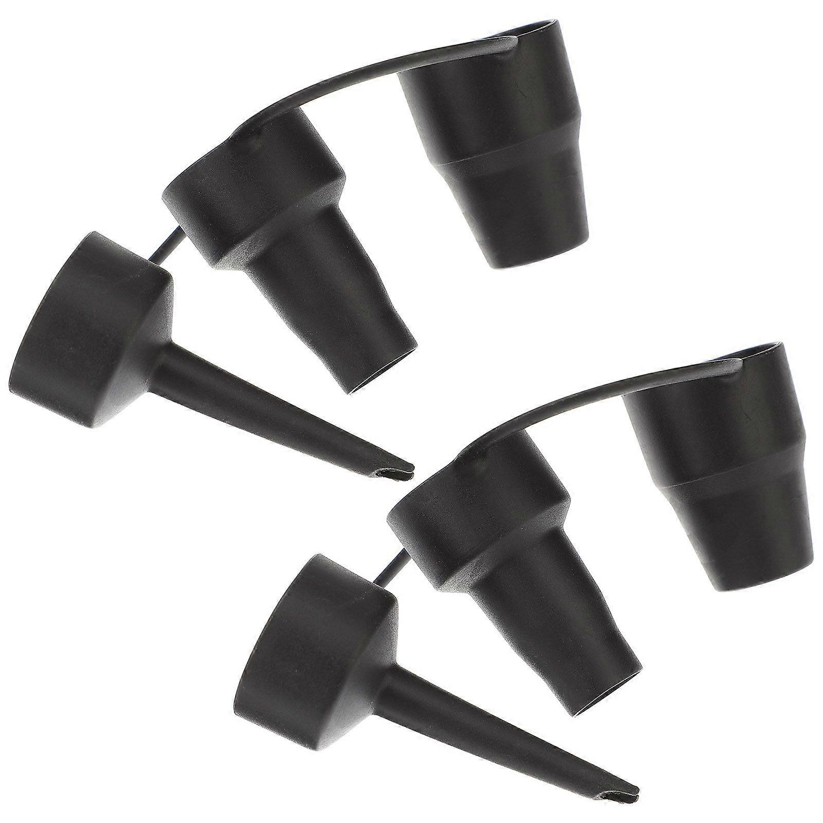 2 Sets 3 Sizes Plastic Nozzle Pump Nozzle Head Air Inflator Adaptor Replacement