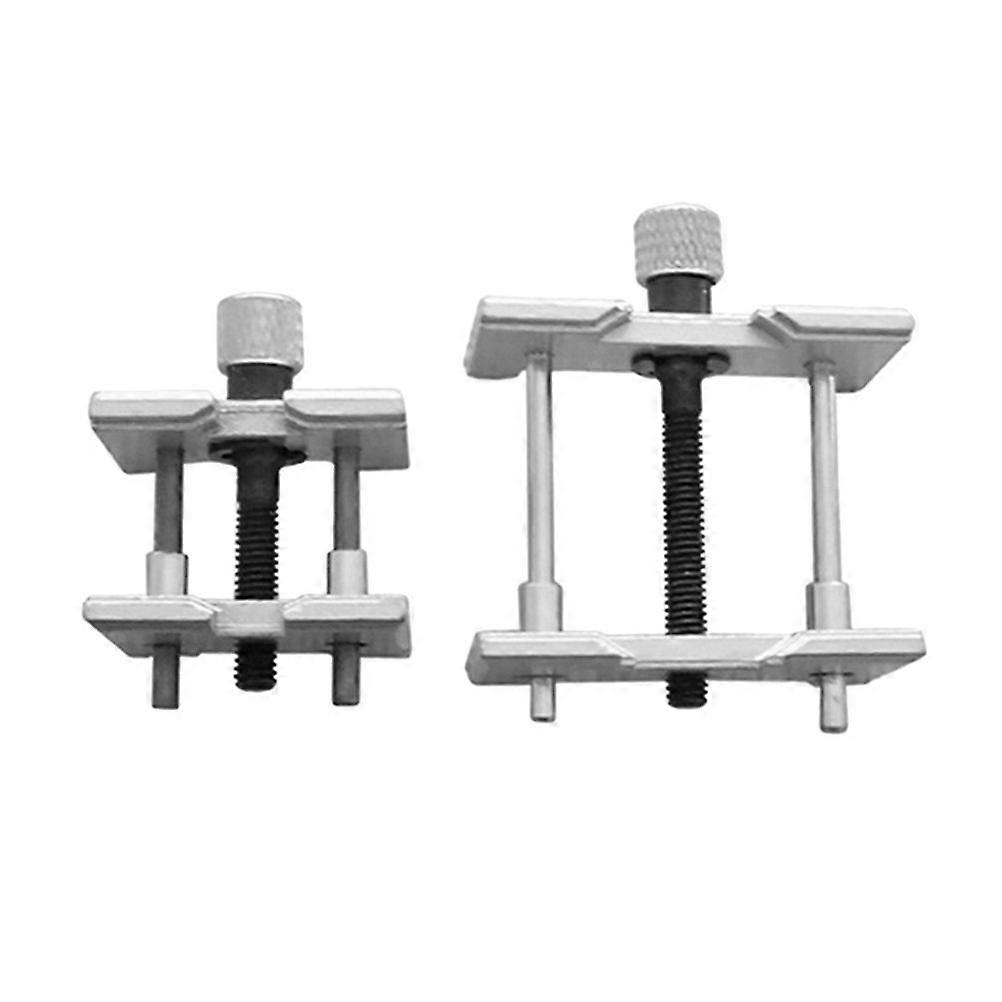 2pcs Watch Movement Holder Set Adjustable Opener Back Case Cover Press Closer Remover Holder Repair Watchmaker Tool (Large and Small)