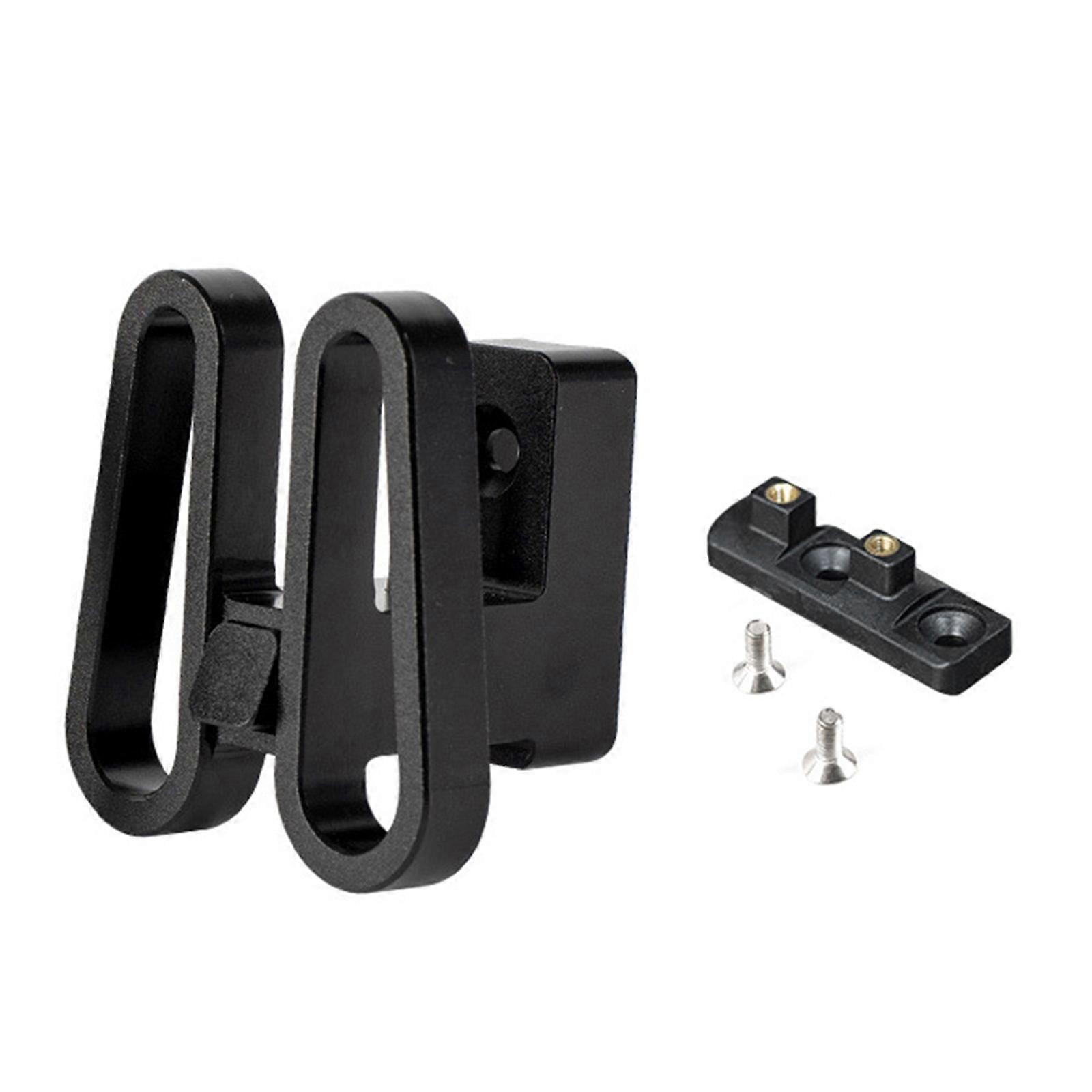 Folding Bike Front Mount Aluminum Construction Tool Less Assembly  Black