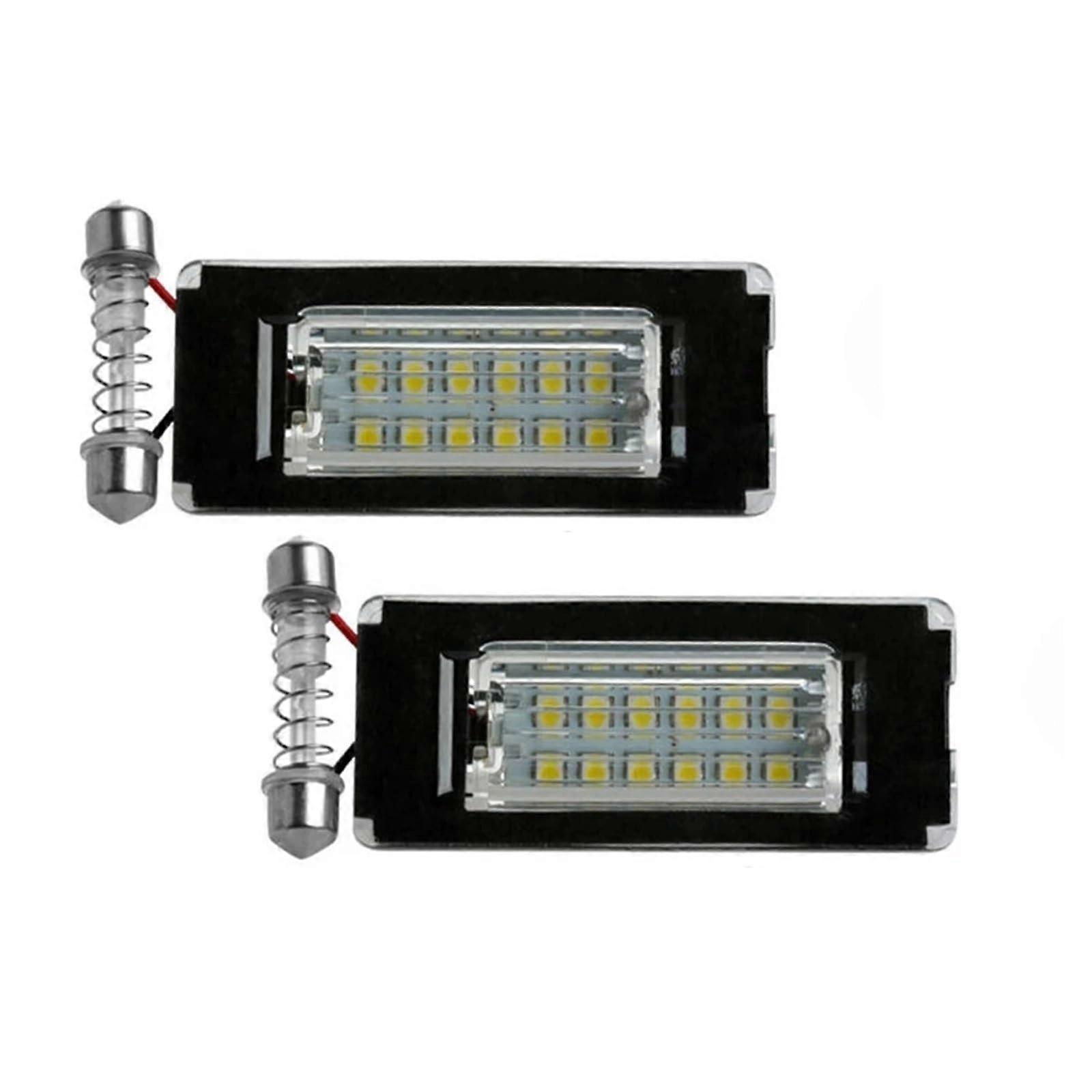LED Number Plate Light 2 Pack White Canbus License Lamp for Mini Cooper R56 20062012