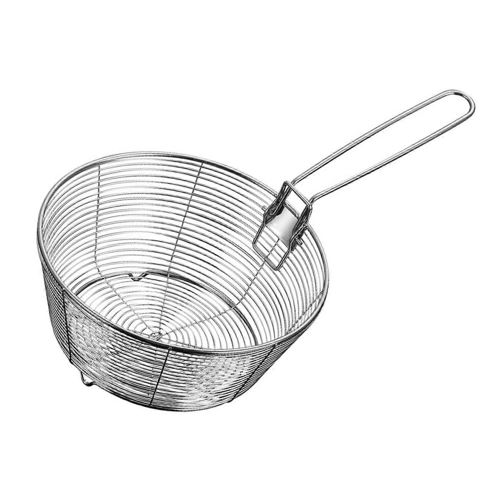 Mesh Colander For Frying Cooking Washing Vegetables And Draining  XL