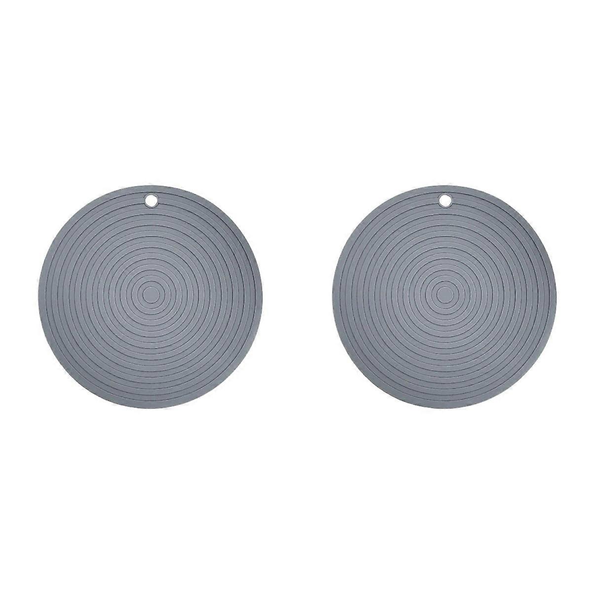 2 Count Round Placemats Plate Mat Table Placemat Round Placemat Desk Placemat Insulation Table Mat