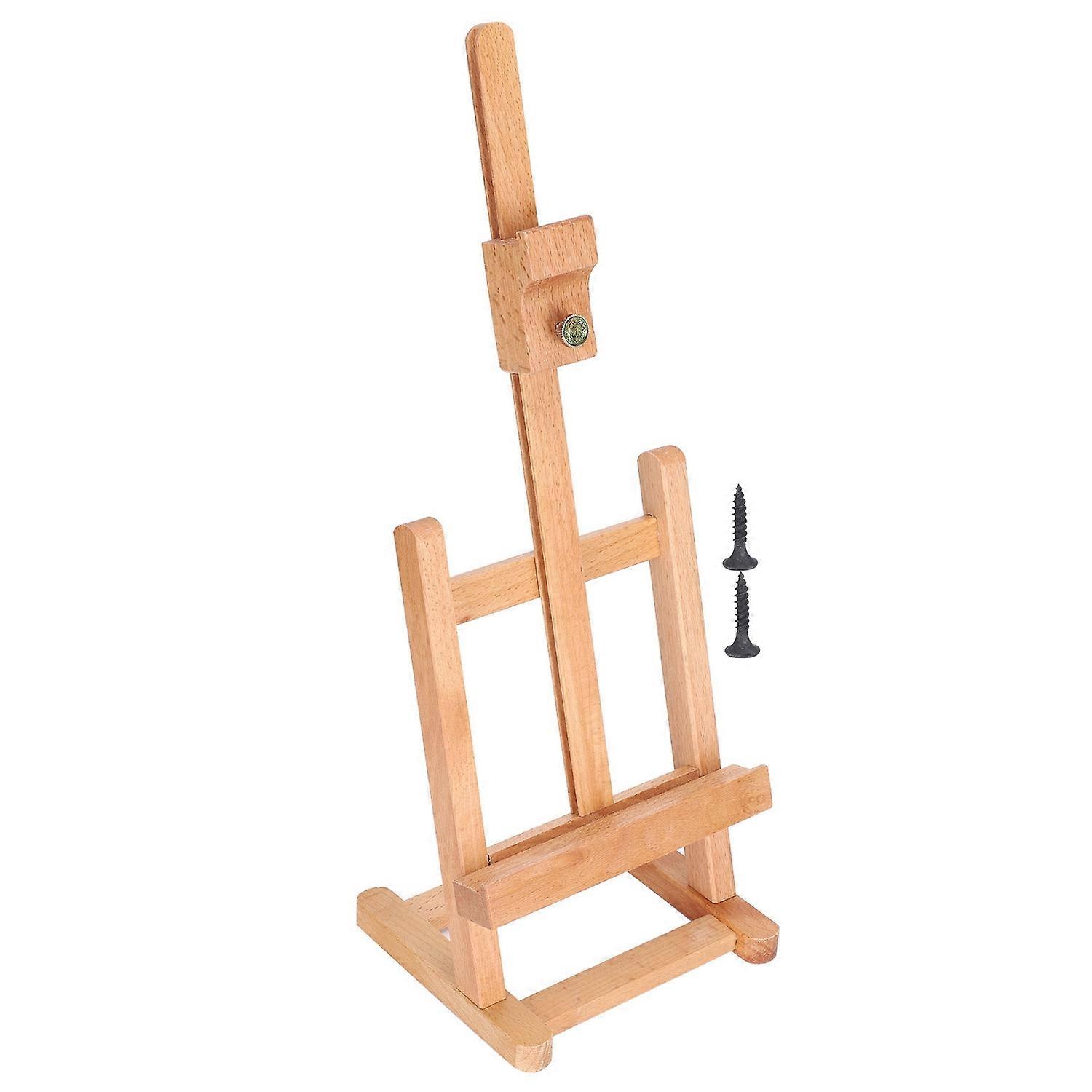 Tabletop Easel Small Artists Adjustable Beech Desktop Painting Display Holder Stand HJ‑6B