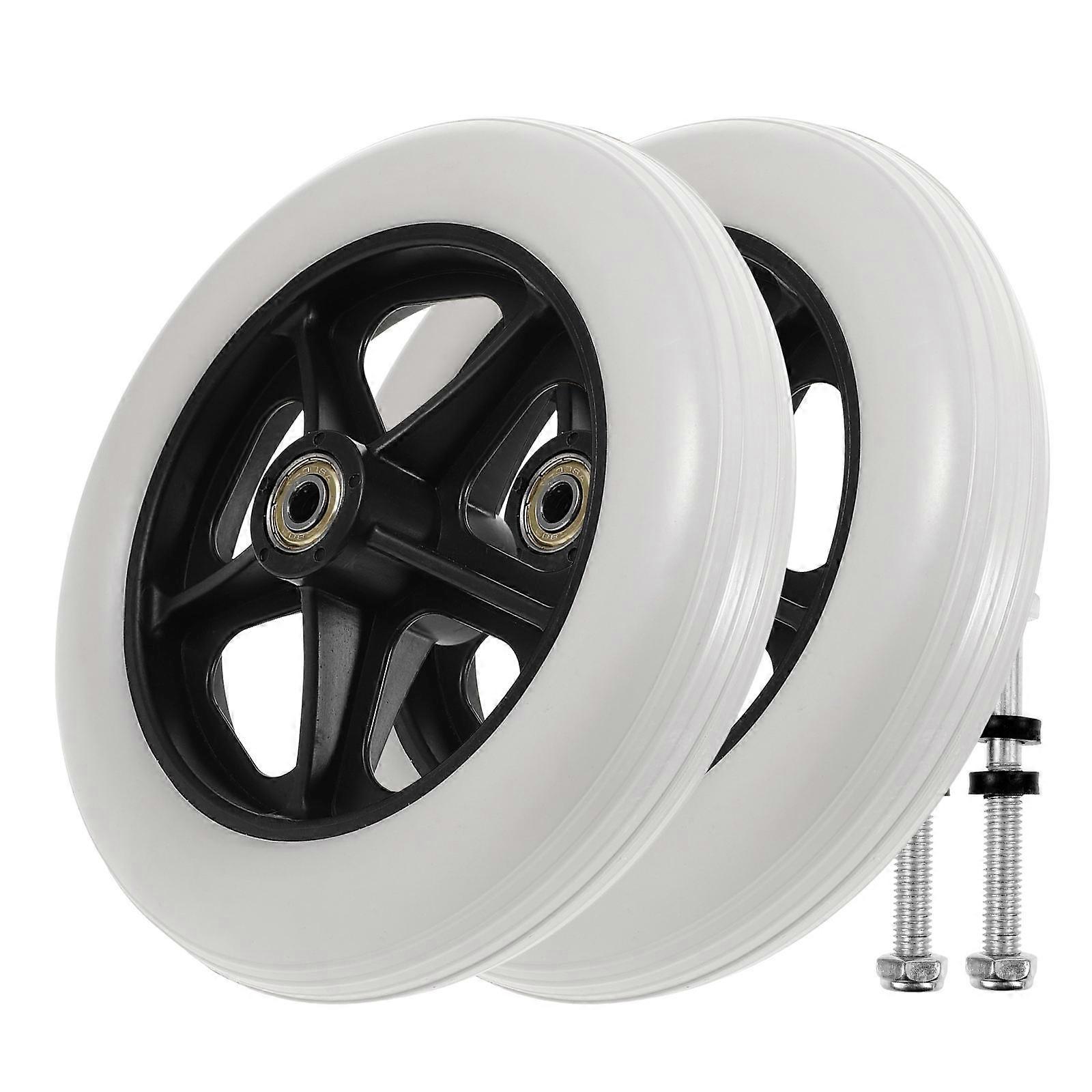 2ks Kolo pro invalidní vozík Přední kolo Náhradní kolo pro invalidní vozík Část invalidního vozíku