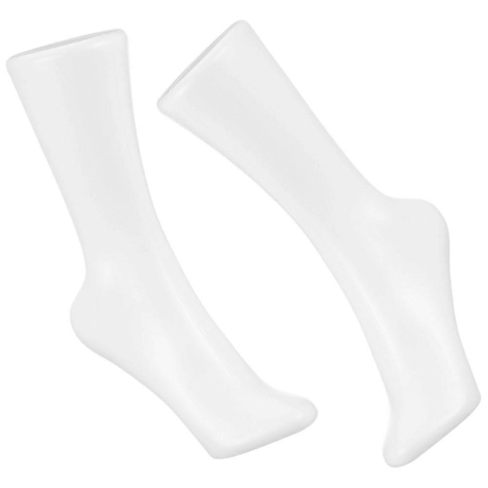 Socks Foot Model Plastic Mannequin Foot Display Holder for 8Pcs