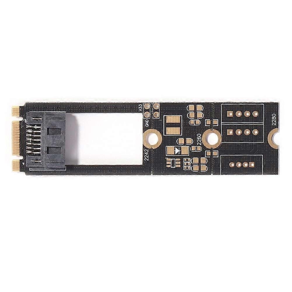 jixopn M.2 B-M Key to SATA3.0 Riser Card M.2 to SATA3.0 7 Pin Adapter Board Card