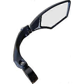New Handlebar Bike Mirror, Safe Crystal Clear Glass Mirror, Rearview Mirror1 x Plastic Bike Mirror (Right Square) f26