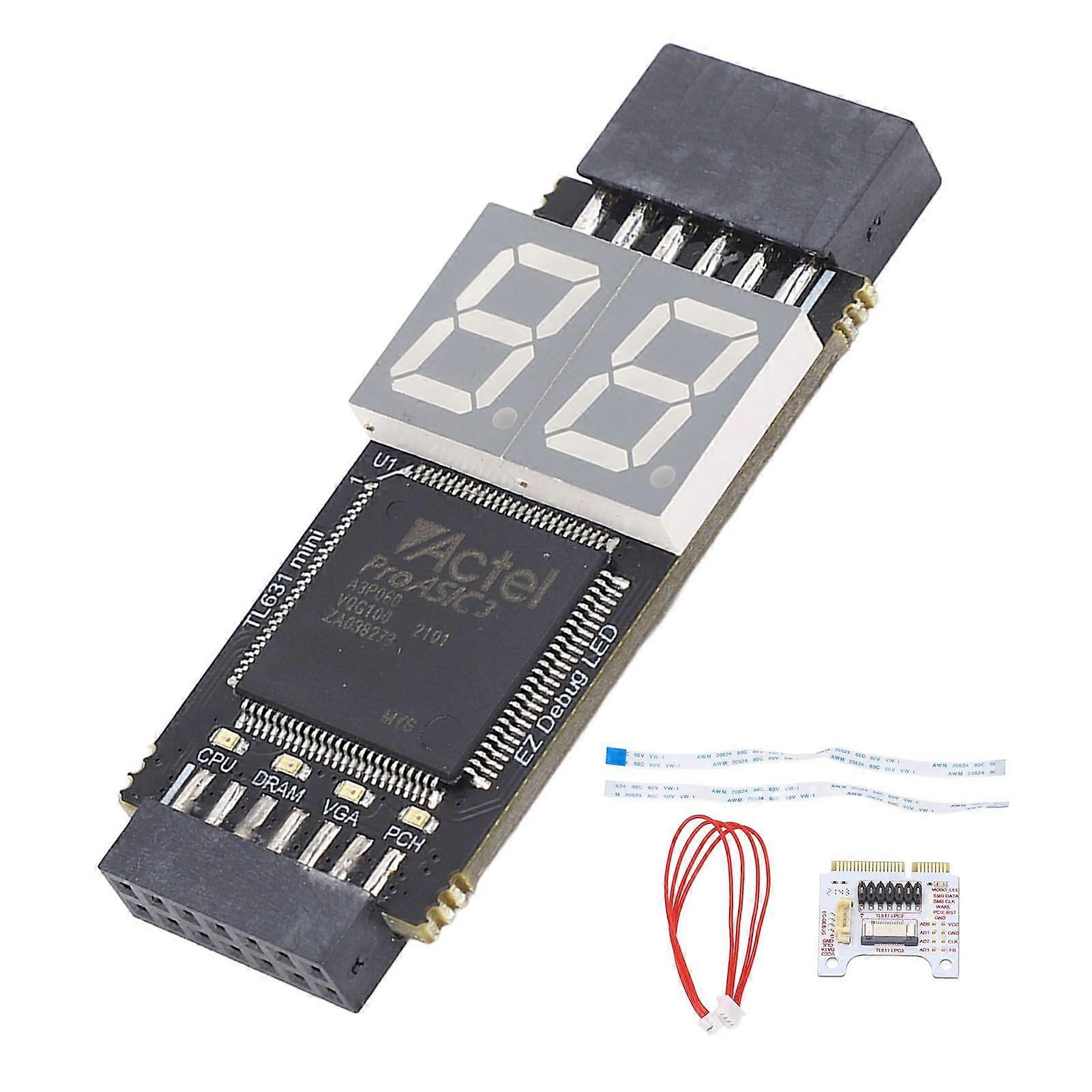 TL631 Motherboard Diagnostic Card TL611 Laptop Analyzer Adapter Card PCIE LPC Port PC Computer Debugging Card Kit