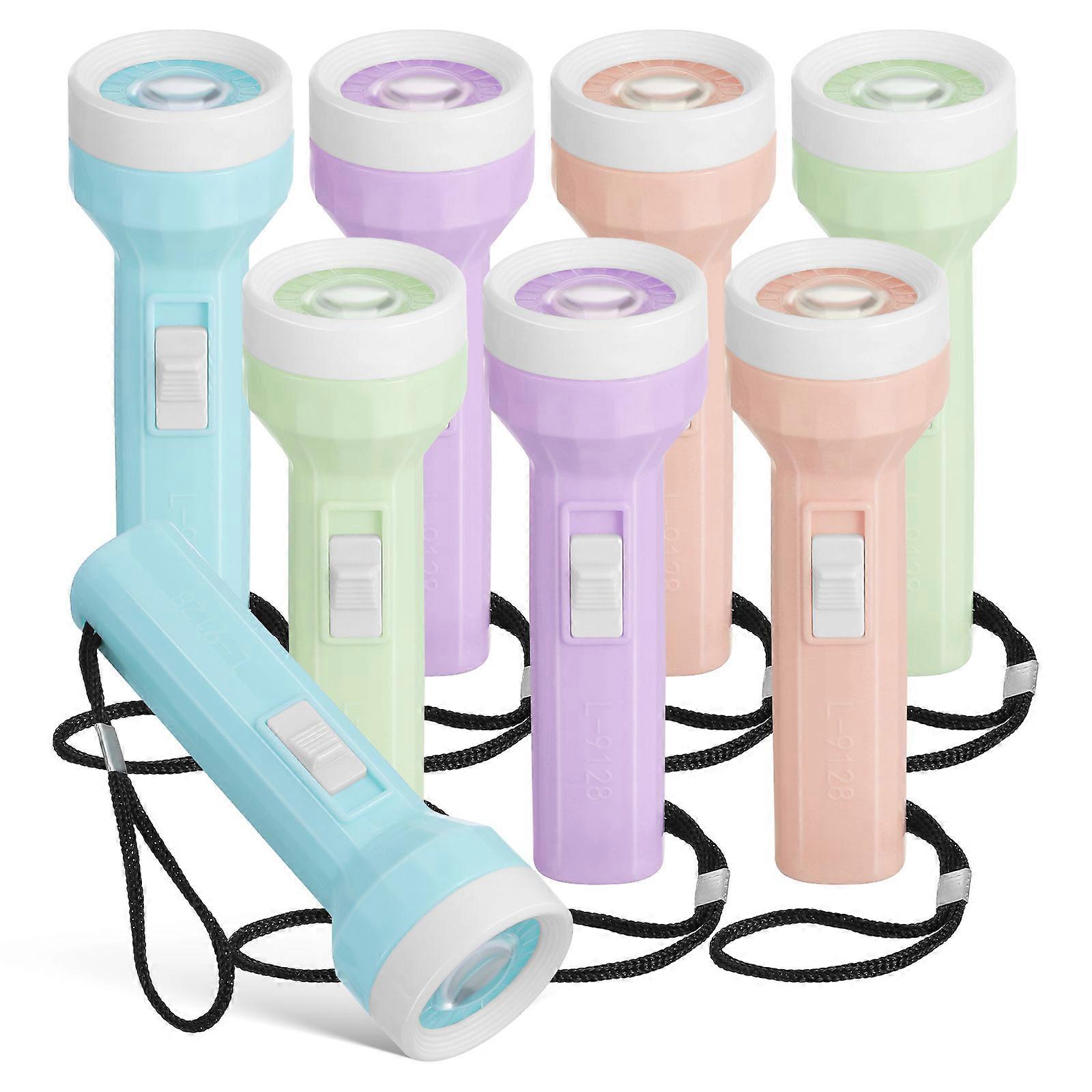 Travel Flashlight Ergonomic Design Cylindrical Shape For Emergency Situations 12Pcs