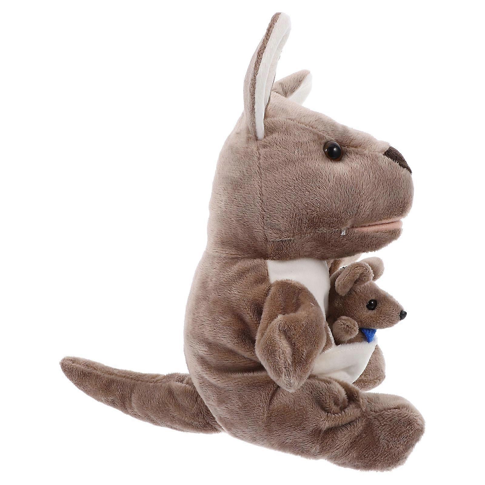 Cute Hand Puppet For Kids Educational Storytelling Purposes In Kangaroo Shape Featuring Interactive Play Design With 1Set