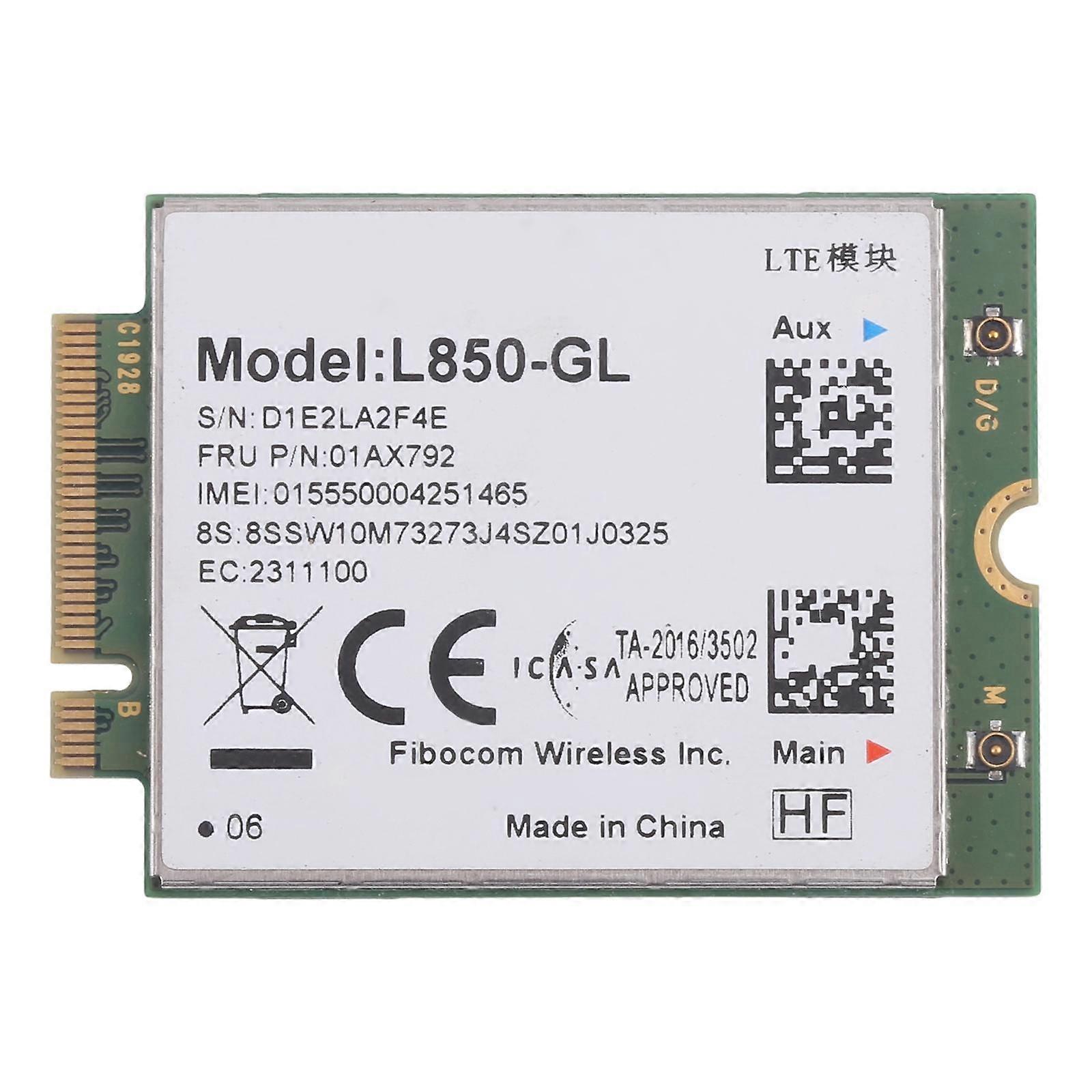 L850-GL 4G Wireless Module For Lenovo Thinkpad X380 X390 L480 T480 T580 T14 X1C 01AX792