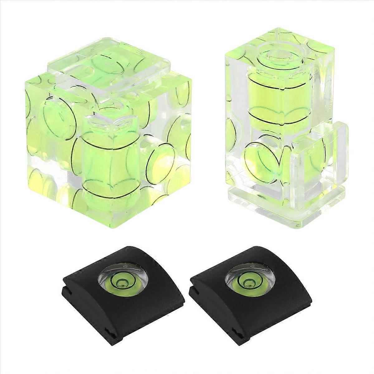 Hot Shoe Level,Camera Bubble Hot Shoe 3 2 1 (4Pack)