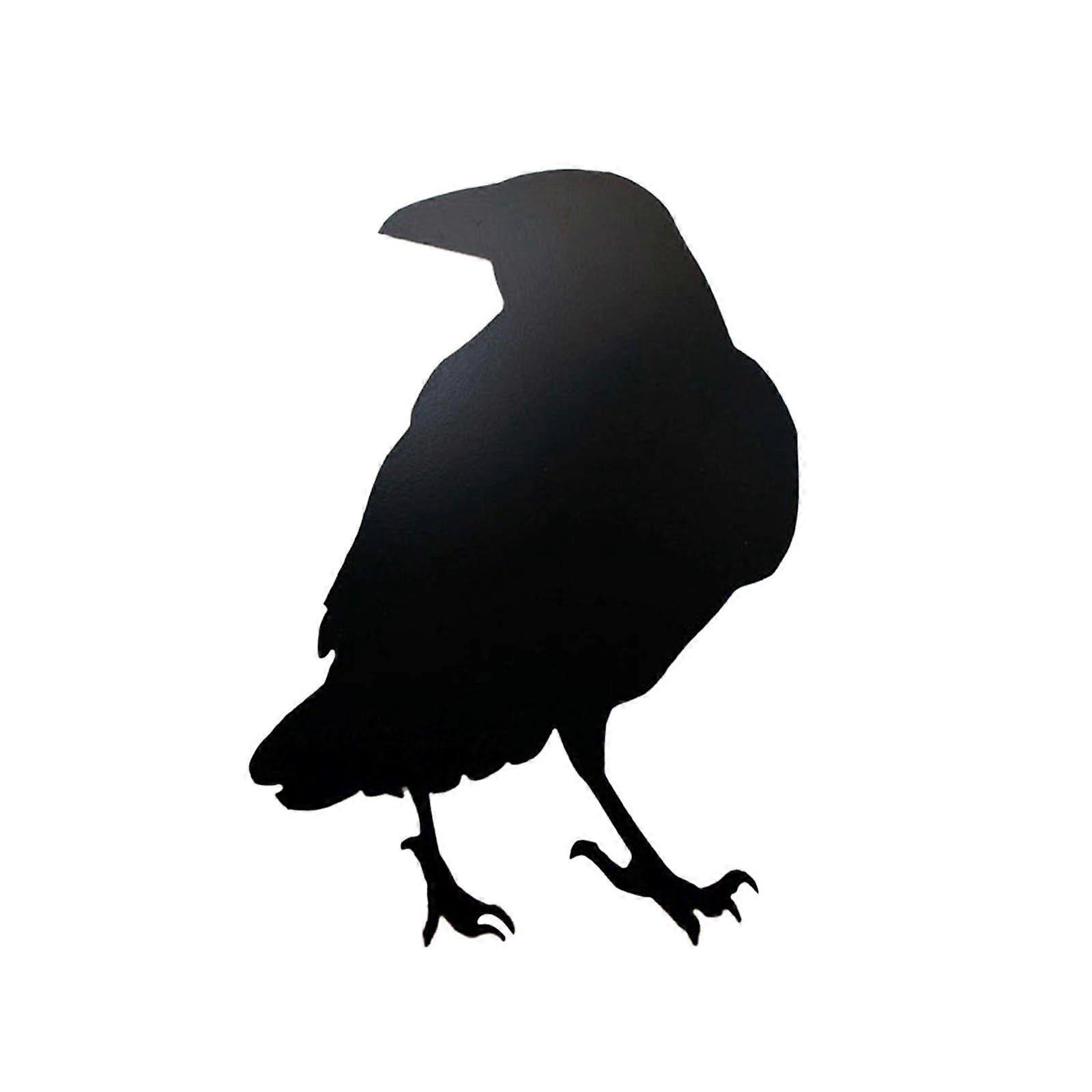 Four Creative Acrylic Crow Decorations for Halloween: Bird Frames, Desktop Props