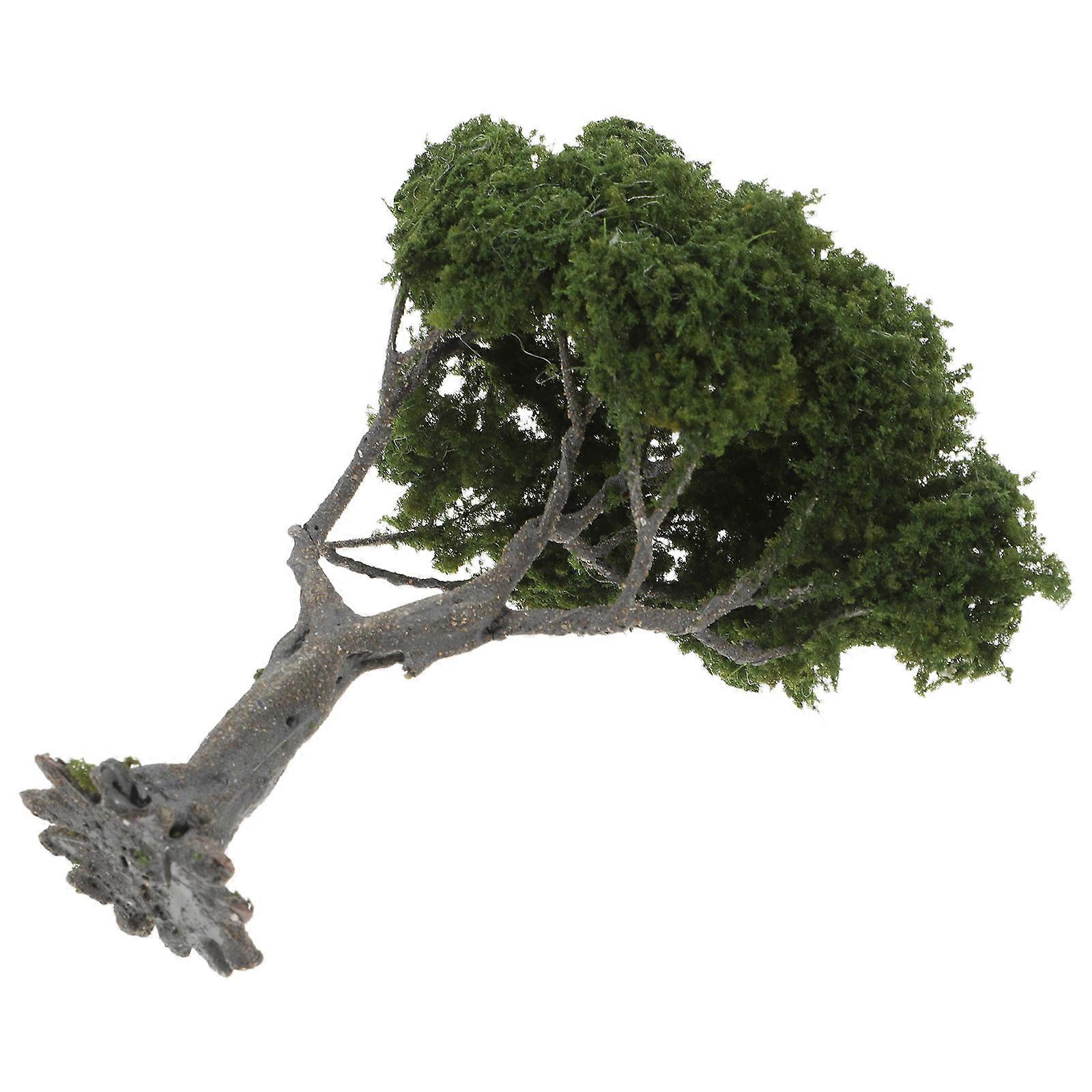 Olive Green Landscape Tree Model Micro Landscape Tree for Decoration