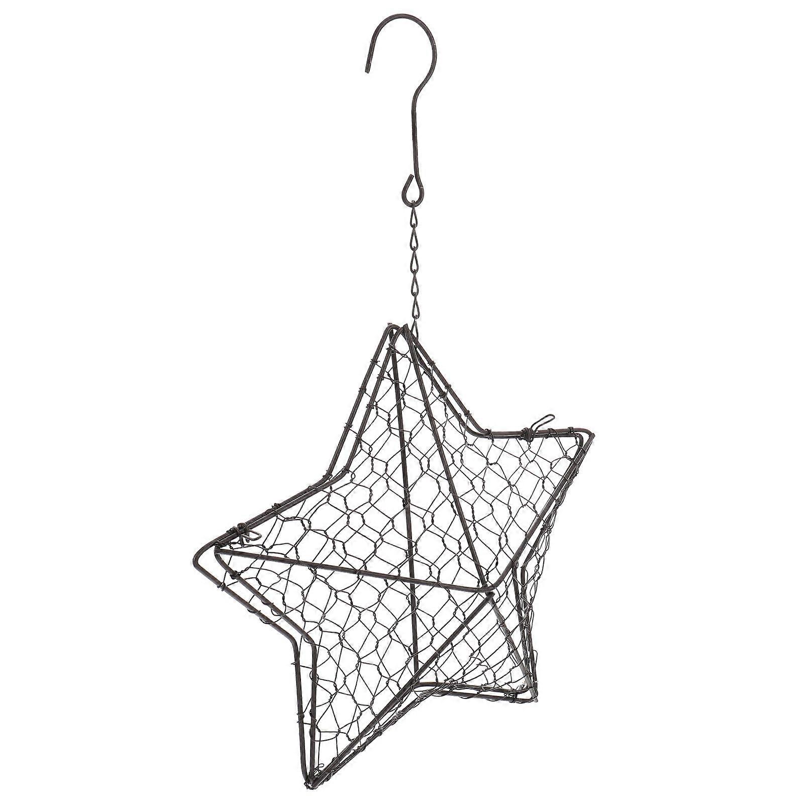 Wall Hanging Planter Star Shape Succulent Basket for Hanging Use 2Pcs