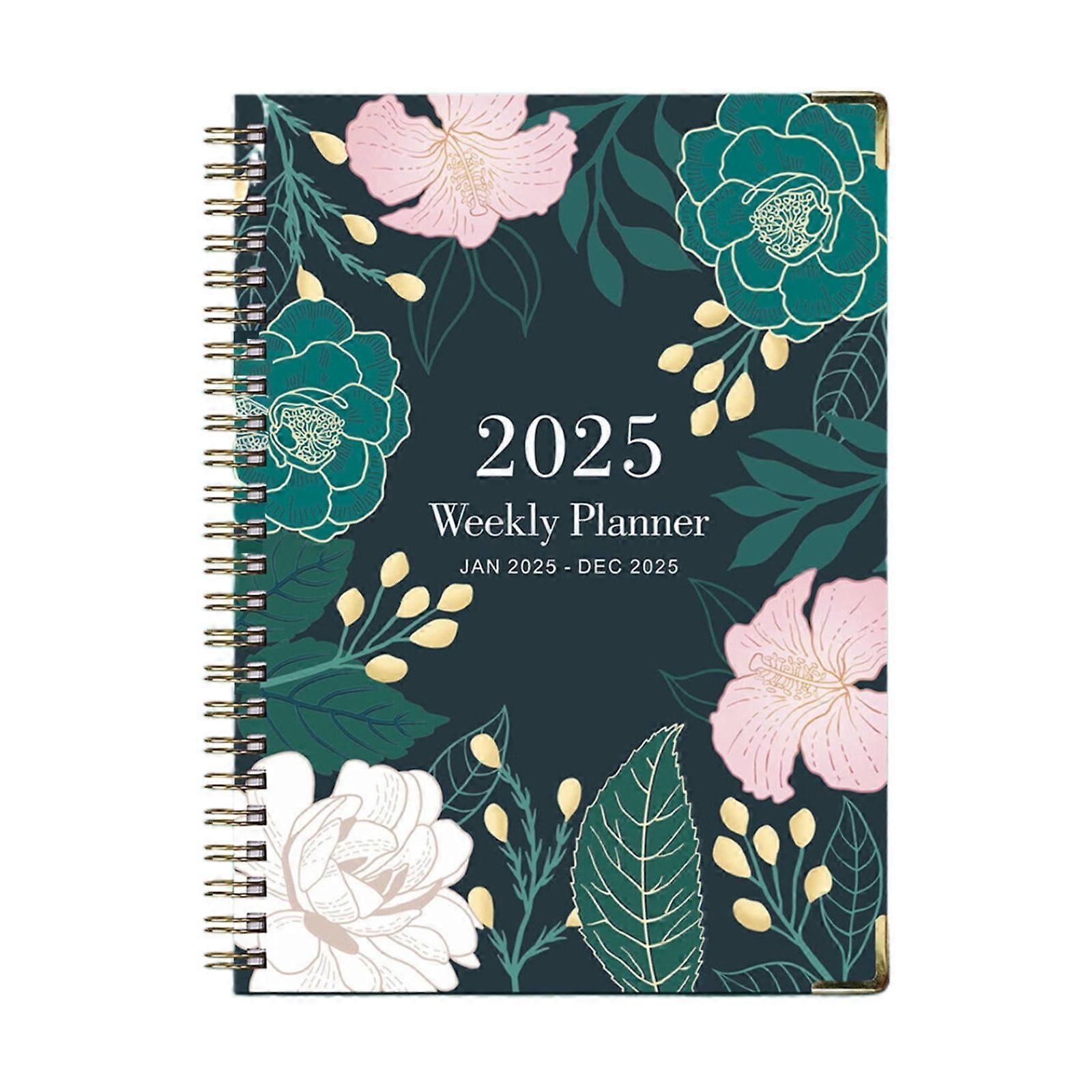 AUDeals Daily Planner Notebook 2025, Weekly and Monthly Planner (July 2024 – Dec 2025), Project Notebook for School, Office, Study and Notes
