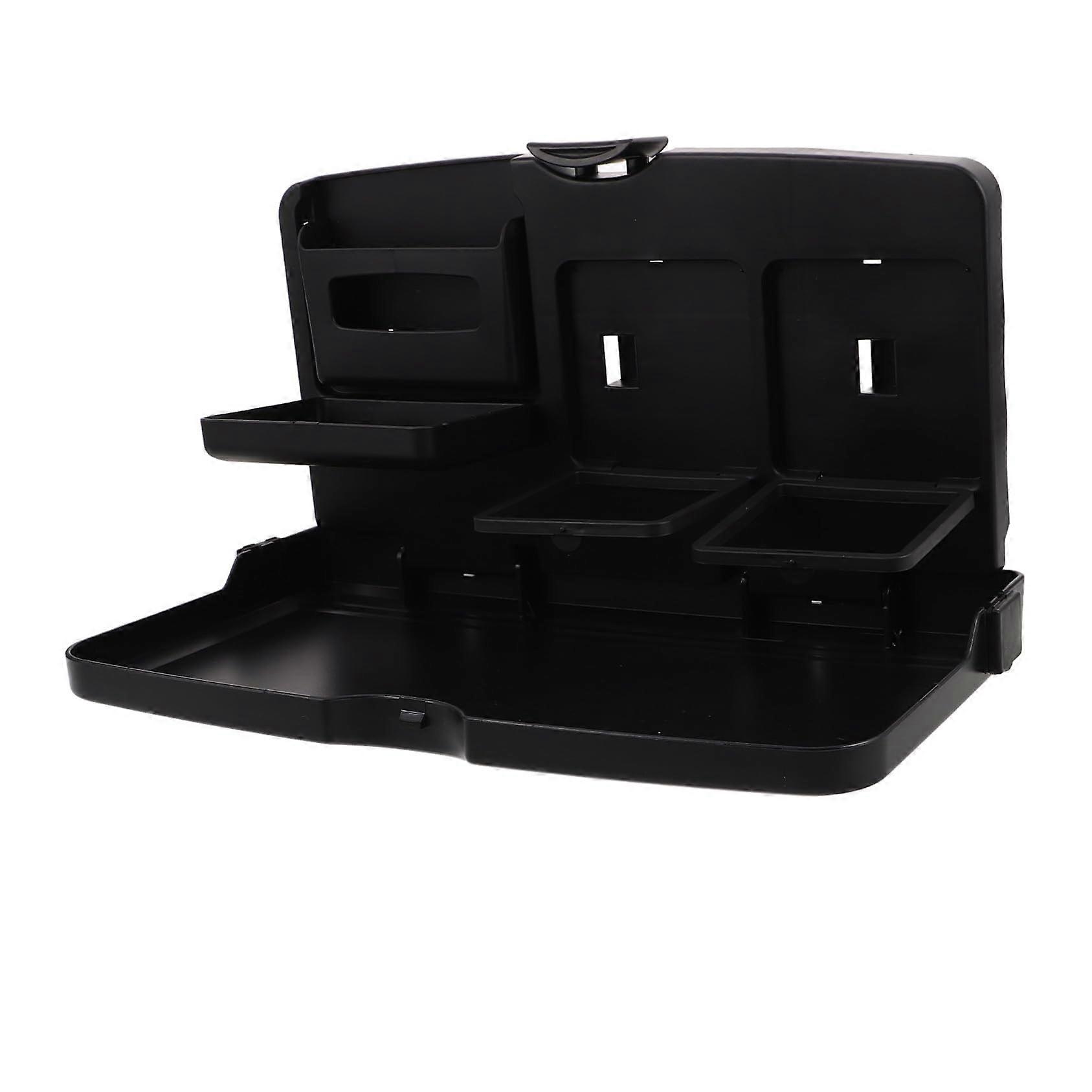 Car Backseat Tray Table with Stable Support, Foldable Desk for Eating, Laptop and Universal Vehicle Fit