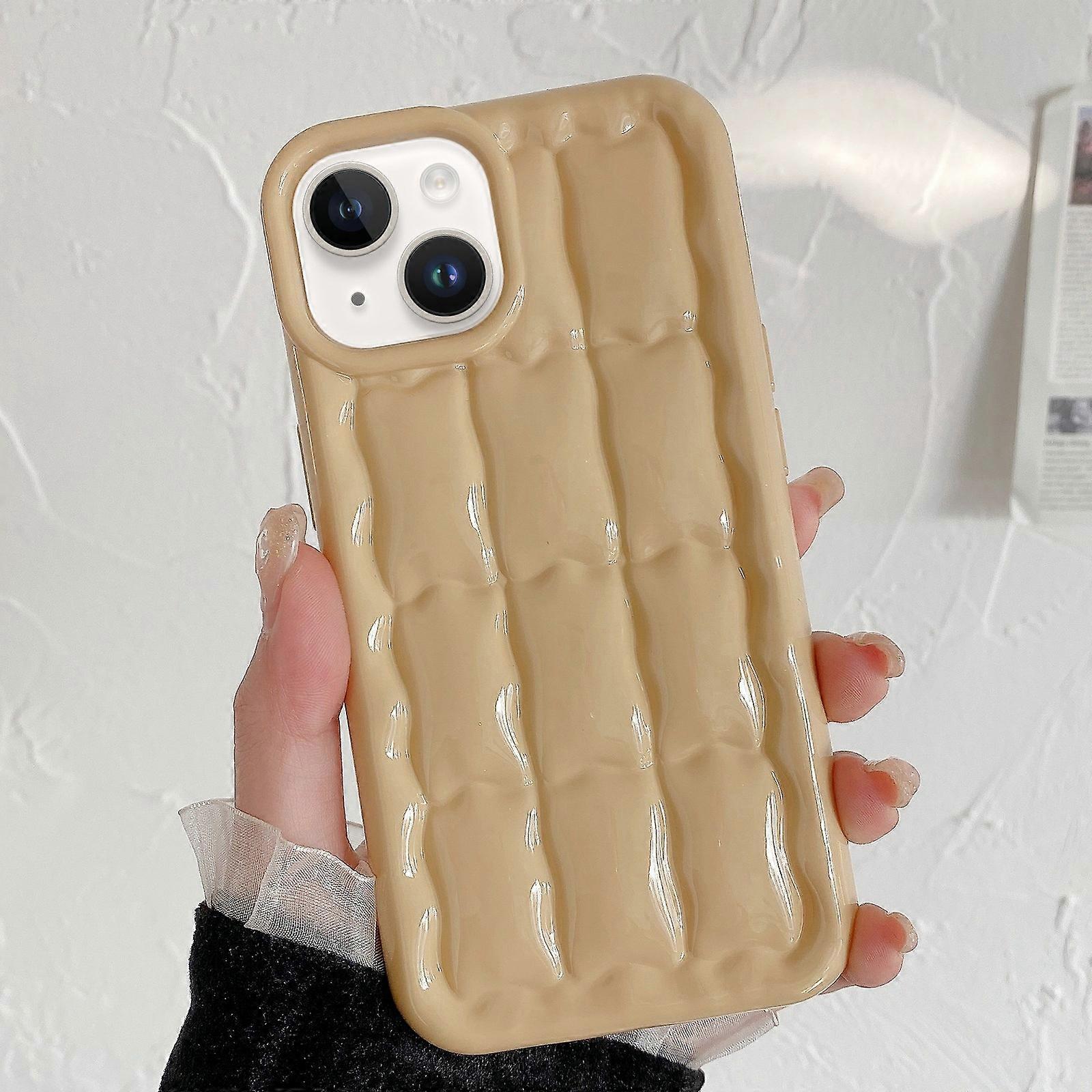 3D Grid Texture TPU Phone Case