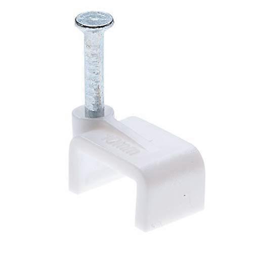 Flat Cable Clips for Wall, Low Profile Holders for Secure Cable Routing and Clutter Reduction