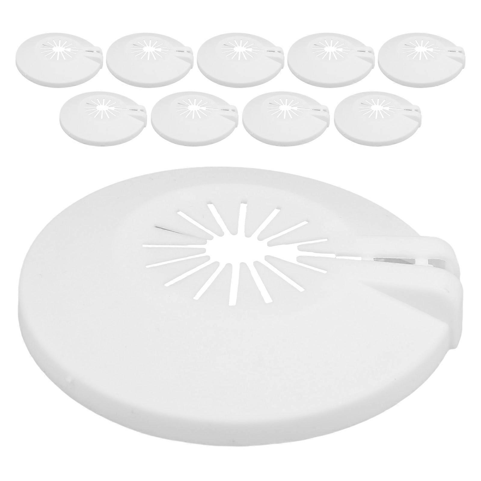 Plastic Fire Sprinkler Head Cover Plate for Decoration 10Pcs