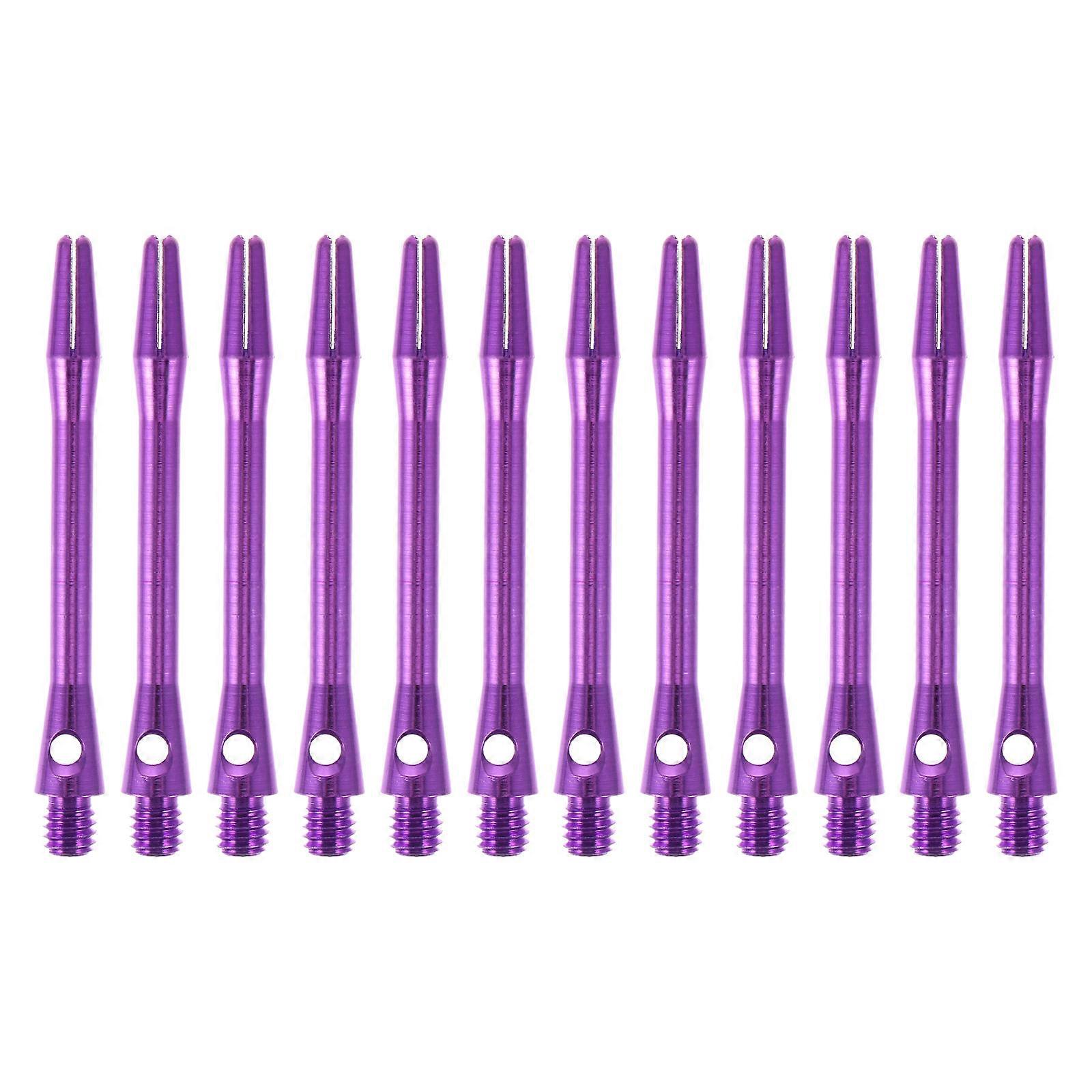 12Pcs Flydart Shaft Aluminum Alloy Dart Shaft for Playing Thread