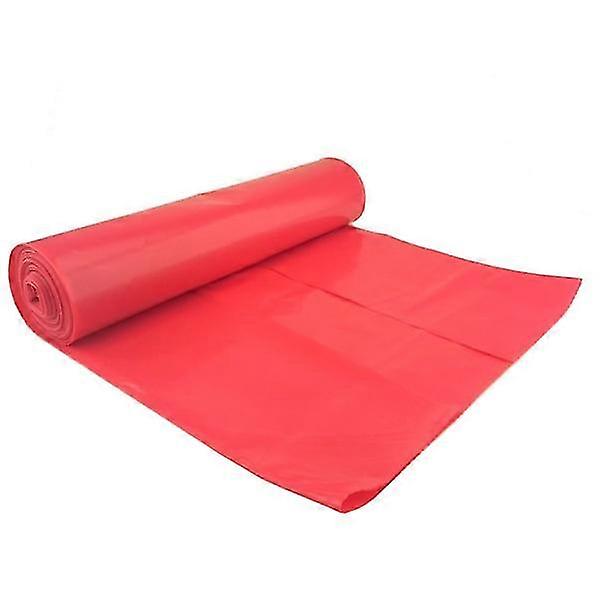 Thick Garbage Bags, 80 Micron. Durable Roll 15pcs - Red 120l