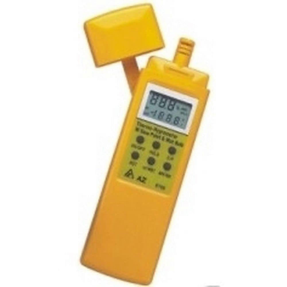 Digital Hygrometer Dew Point Meter with Wet Bulb Temp, Compact Pocket Size, BuiltIn Reference Table