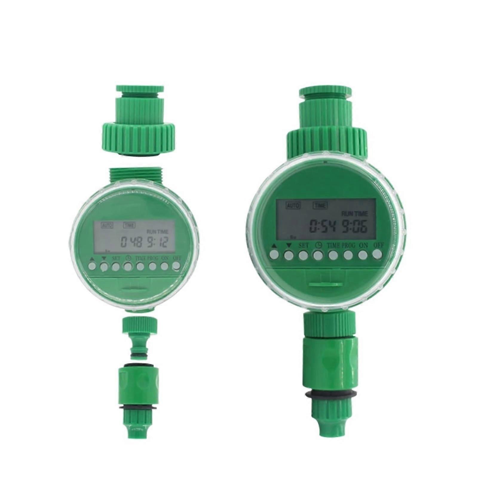 Digital Water Timer with LCD Display, Programmable Irrigation Timer with Memory Function MJ16
