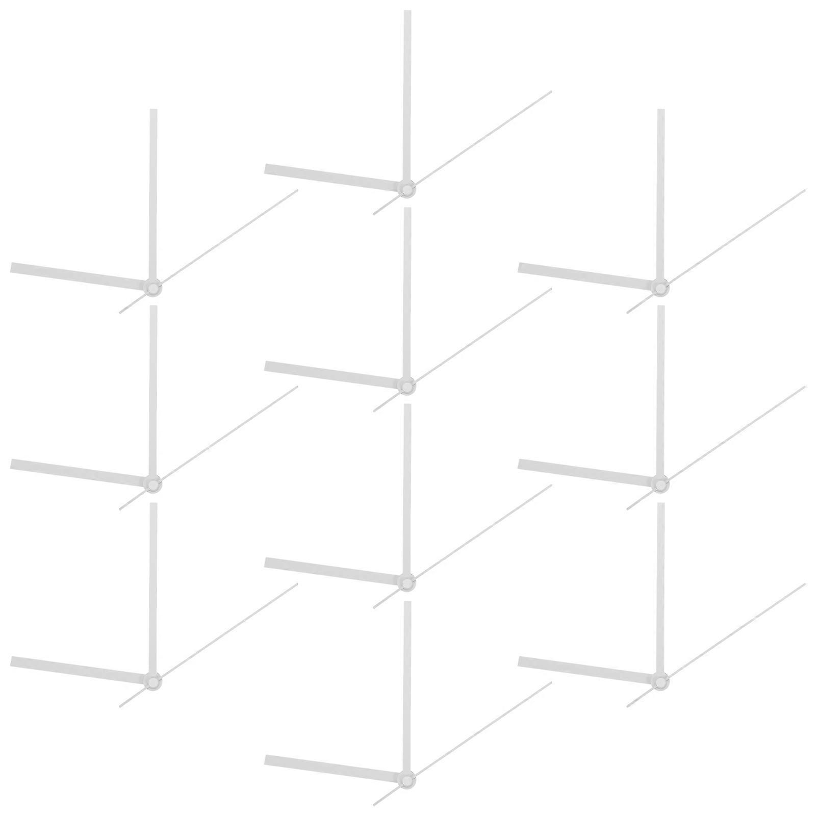 Clock Hands Kits Clock Accessories Diy Enthusiasts Timekeeping Aluminum 10Sets