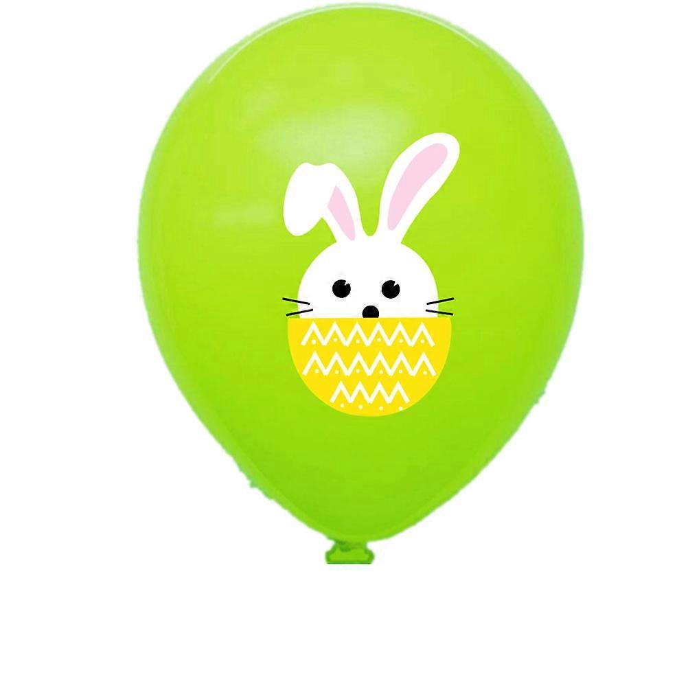 Easter Balloons Creative Rabbit Printed Balloons for Decoration 25Pcs Assorted Color