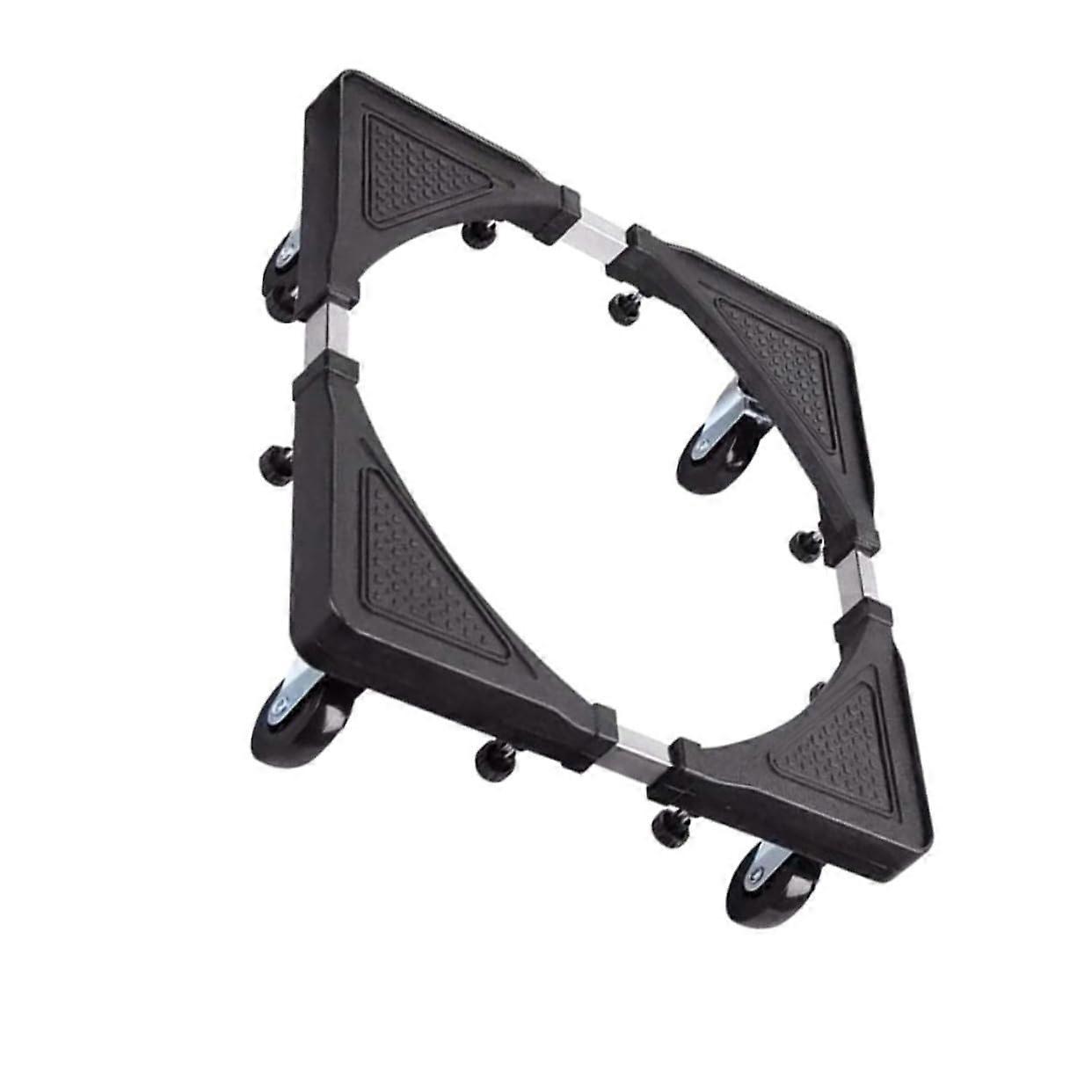 Washing Machine Stand with Wheels, Adjustable Appliance Base for Fridge Dryer, Lockable and Moisture Proof