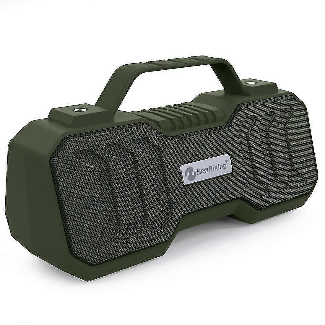 NewRixing NR-4500 Portable Wireless Bluetooth Stereo Speaker Support TWS / FM Function Speaker 26-27s