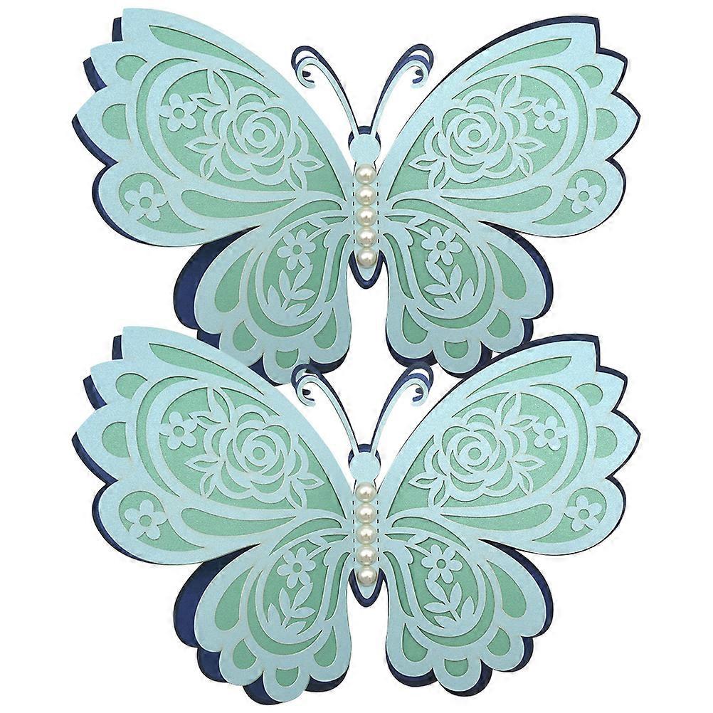 Removable 3D Butterfly Wall Decals for Decor 8Pcs Wall DIY Stickers