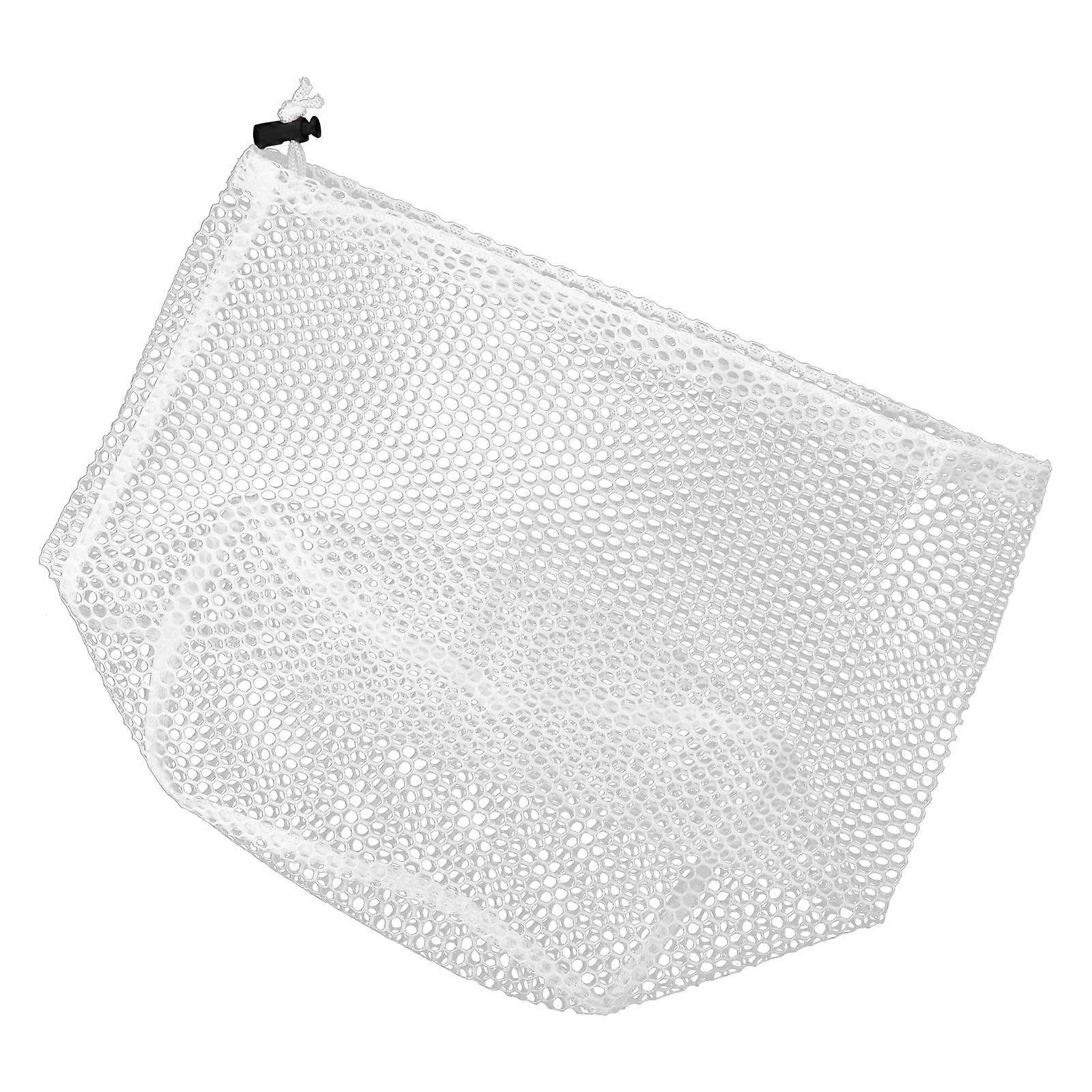 Mesh Laundry Bag Drawstring Style for Household Organization Prevent Tangling 5Pcs