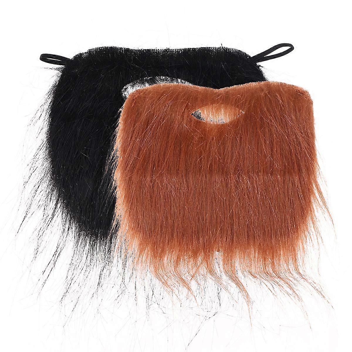 Cosplay Mustache Halloween Mustache Props for 2Pcs