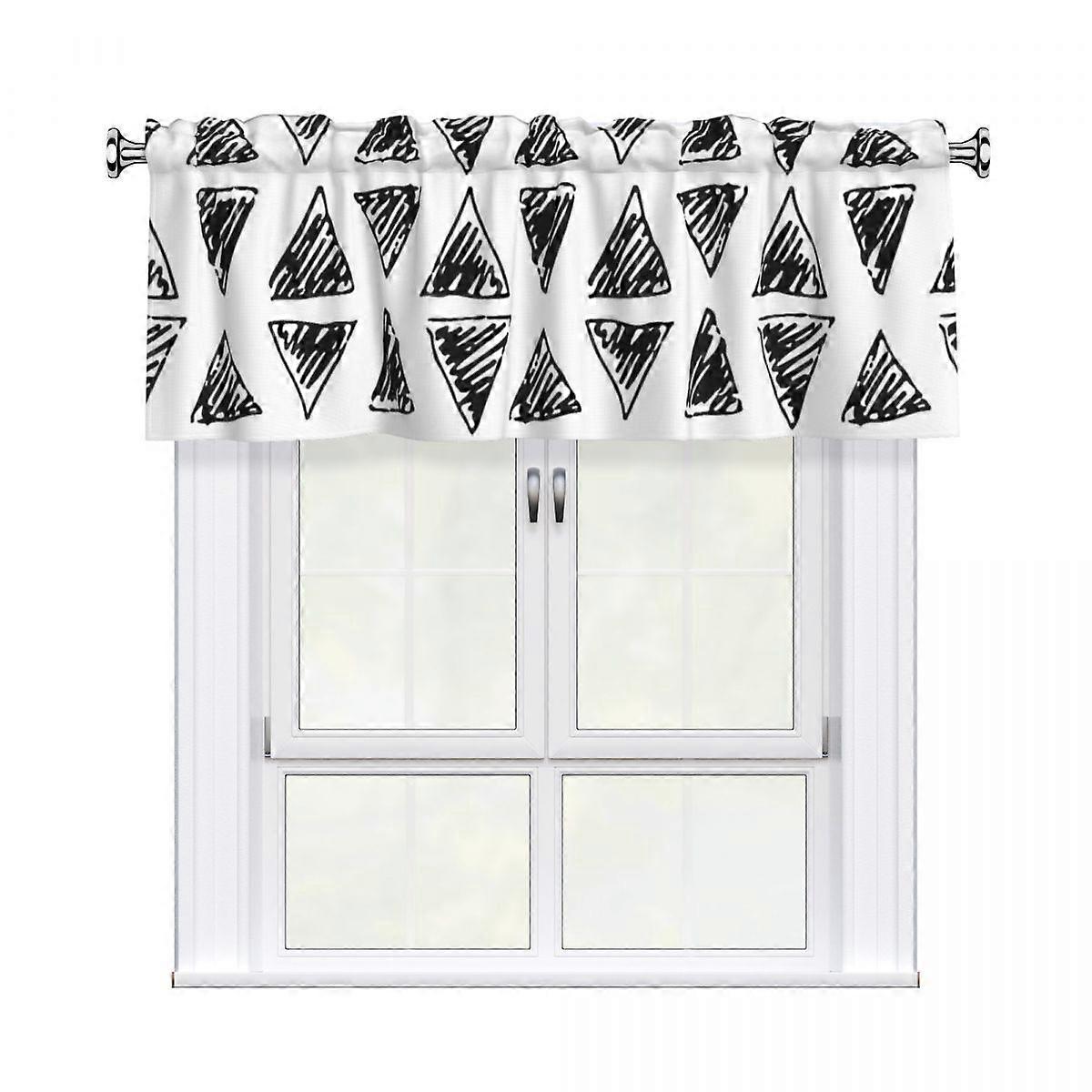 Basement Window Kitchen Rod Pocket Curtains
