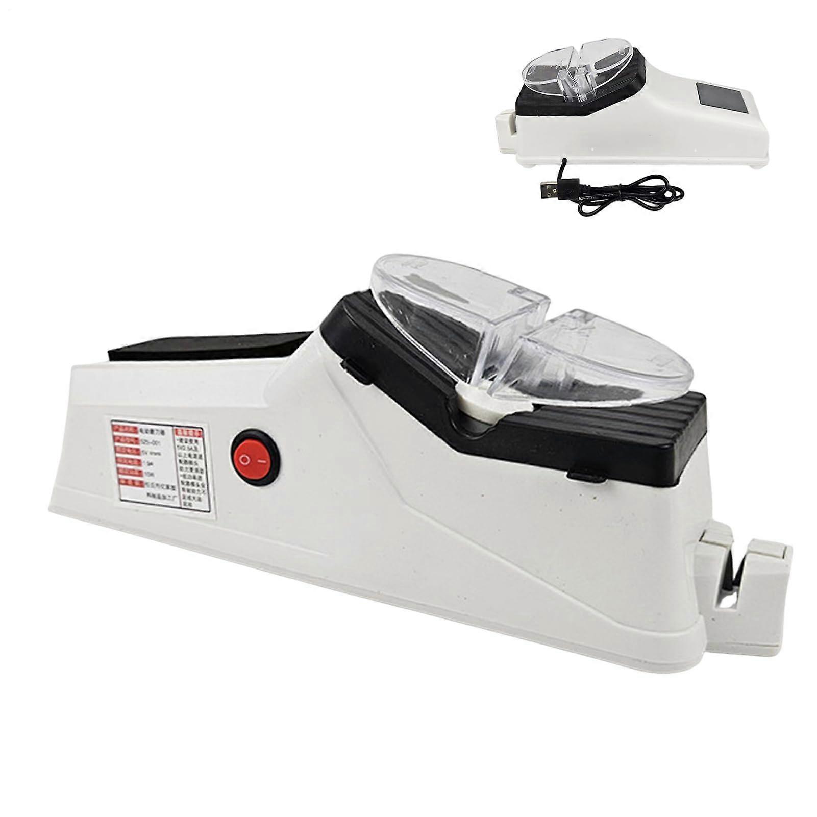 Electric Knife Sharpener Rechargeable Automatic Tool for Precision Sharpening and Fast Blade Restoration