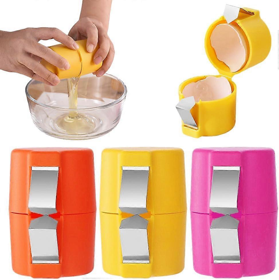 Egg Cracker Egg Shell Opener with Ergonomic Grip for Easy Egg Cracking and Cooking