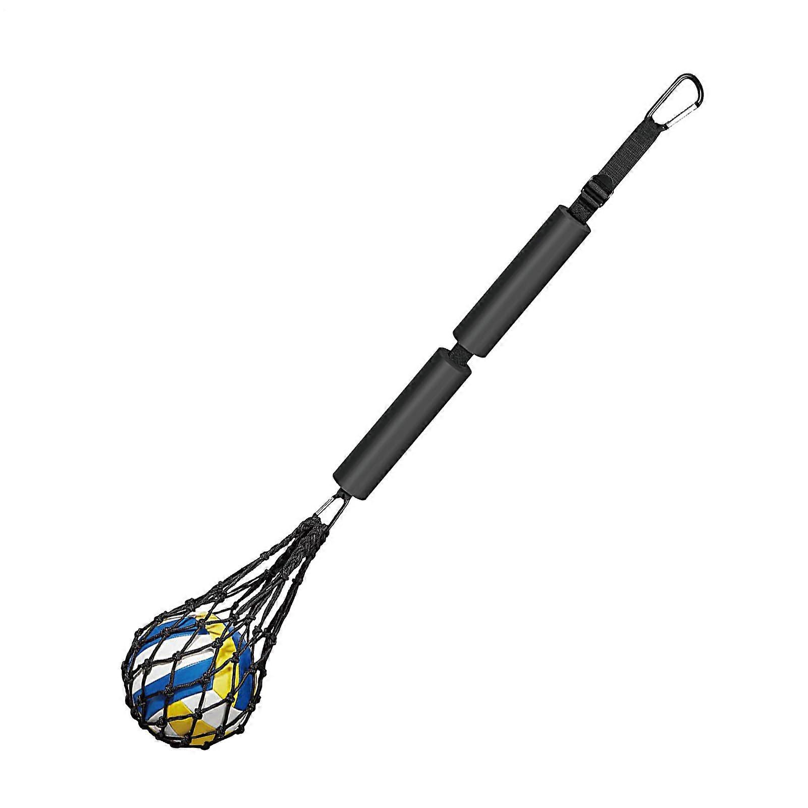 Volleyball Training Equipment Adjustable Volleyball Trainer with Large Hook for Serving Practice and Agility